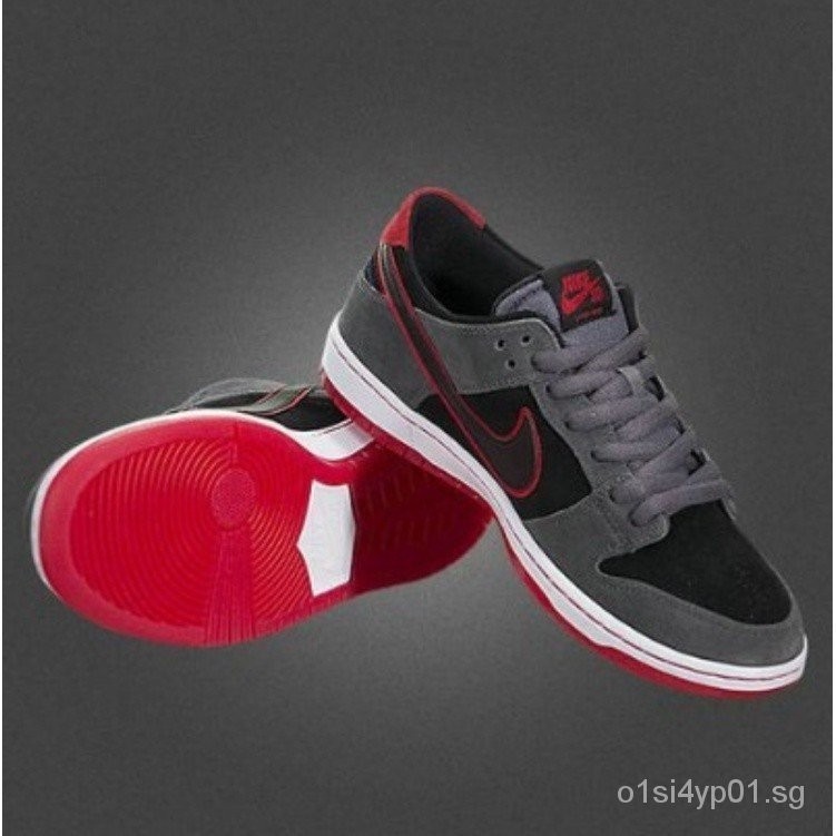 IMOQ N Ike SB Dunk Low IW BMW Grey red black for man and women running shoes