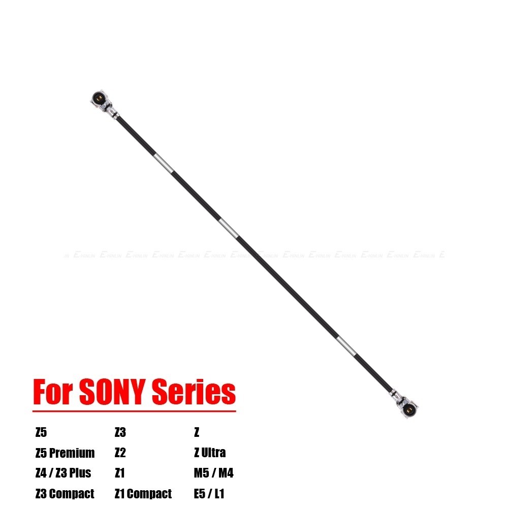 เสาอากาศสัญญาณ Wifi Coaxial Connector Aerial Flex Cable Repair Parts สําหรับ Sony Xperia Z5 Premium Z4 Z3 Plus Z2 Z1 Compact Z Ultra M5 M4 E5 L1