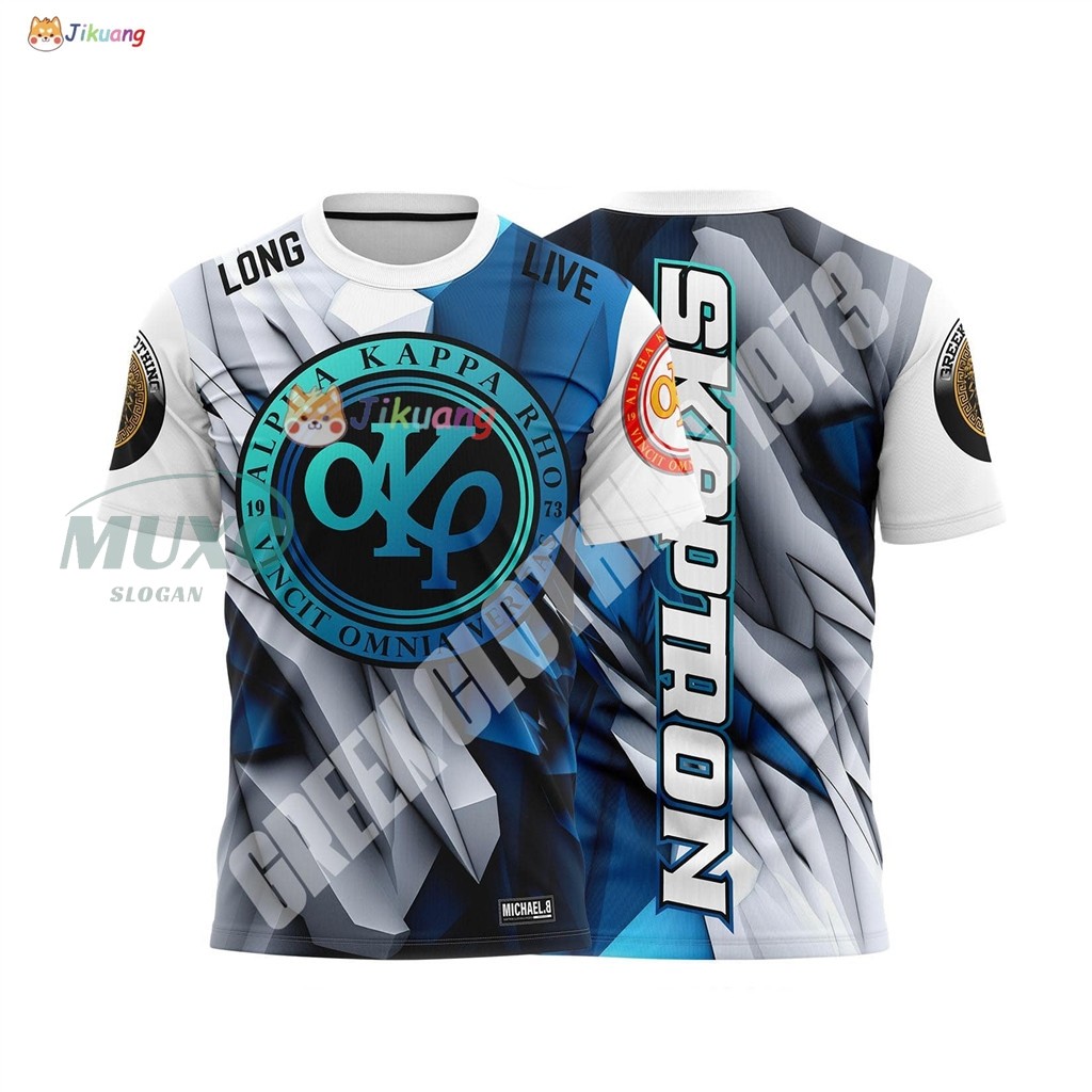 2025 AKP 1973 Alpha Kappa Rho V34 52th ออกแบบใหม่ครบรอบ Skeptron 52st เสื้อผ้าเสื้อยืดสําหรับชาย 3