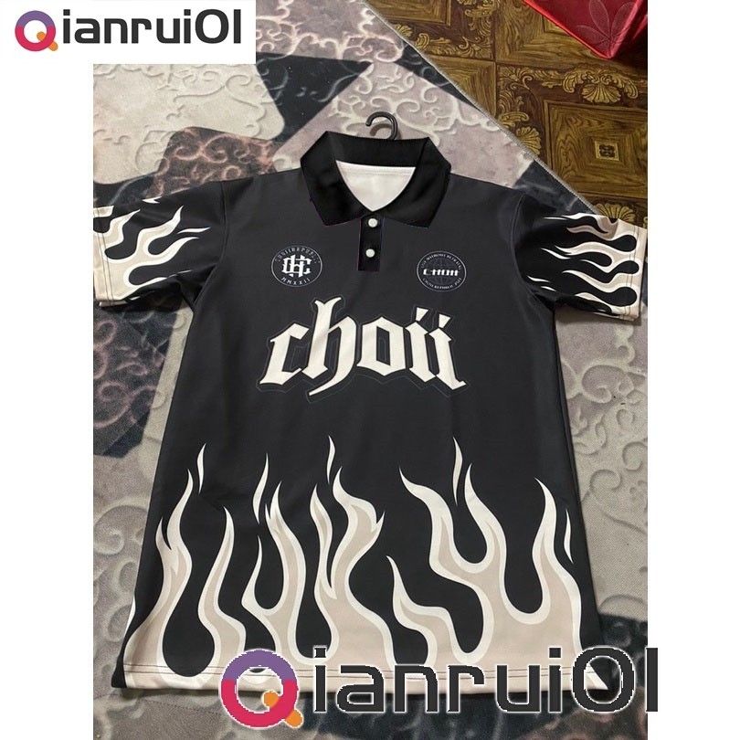 เสื้อกีฬาแขนสั้น คอปก ลายทีมชาติไทย Choii Baju พลัสไซซ์ สไตล์เรโทร สําหรับผู้ชาย และผู้หญิง 2024