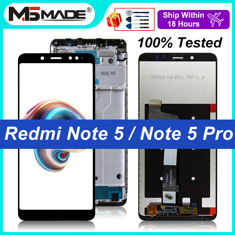 5.99 "สำหรับ Xiaomi 5 Pro จอแสดงผล Mei7s หน้าจอสัมผัส Digitizar สำหรับ Redmi Note 5อะไหล่เปลี่ยน Mei7 LCD