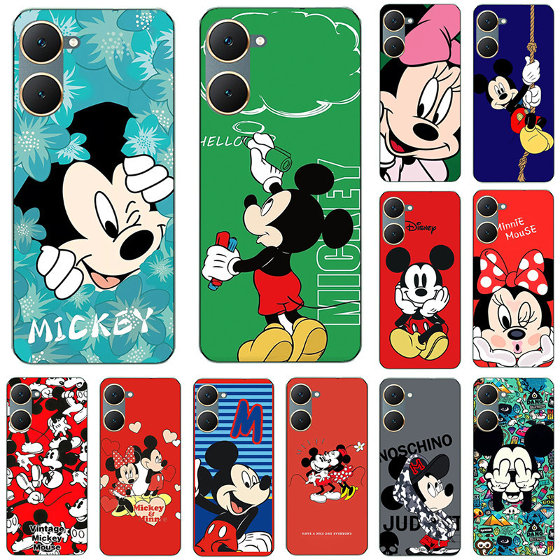 เคสโทรศัพท์มือถือ ซิลิโคนนิ่ม ลายมิกกี้ มินนี่เมาส์ สําหรับ Vivo Y03 4G