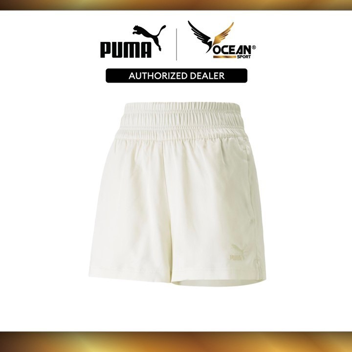 PUMA Womens T7 Sports Shorts Pants (สีขาว) 53828965