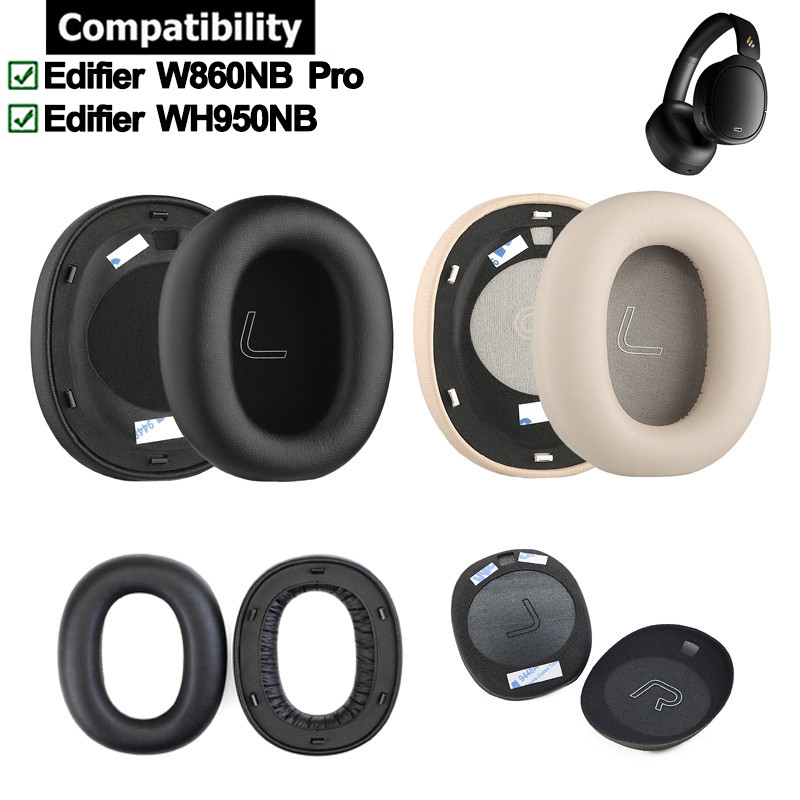 สําหรับ Edifier WH950NB / W860NB Pro หูฟังแผ่นรองหูฟังเบาะฟองน้ําชุดหูฟัง Earmuffs เปลี่ยนฝาครอบ