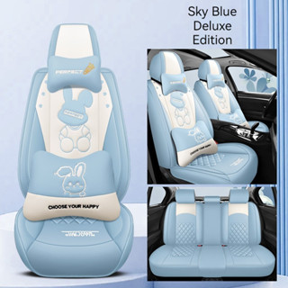 Universal Fit ผ้าคลุมเบาะรถยนต์หนัง PU ครบชุดสําหรับ Triton …