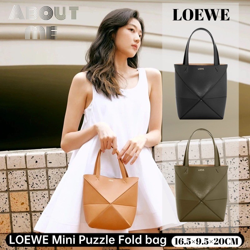 LOEWE Mini Puzzle Fold bag  กระเป๋าถือสตรี A657V25X01 Women's Handbags & Crossbody Bags