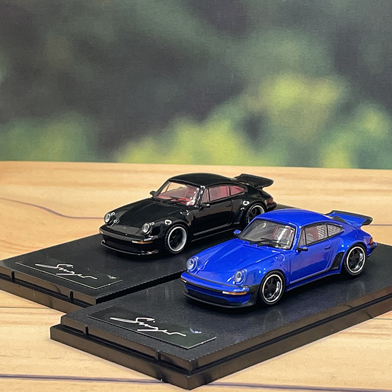 Hobby FANS 1:64Singer 930 โมเดลรถโลหะผสมจําลอง Turbo