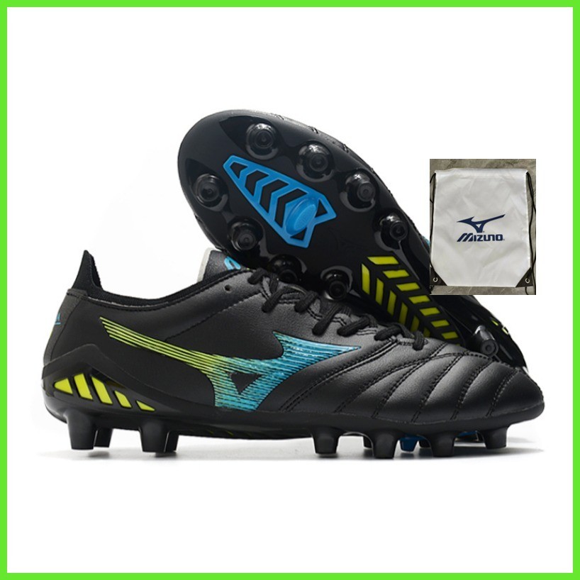 รองเท้าฟุตบอล รุ่น Mizuno morellia Neo II MD พิมพ์ลาย FG สีฟ้า สําหรับผู้ชาย และผู้หญิง Morelia Neo 3 FG