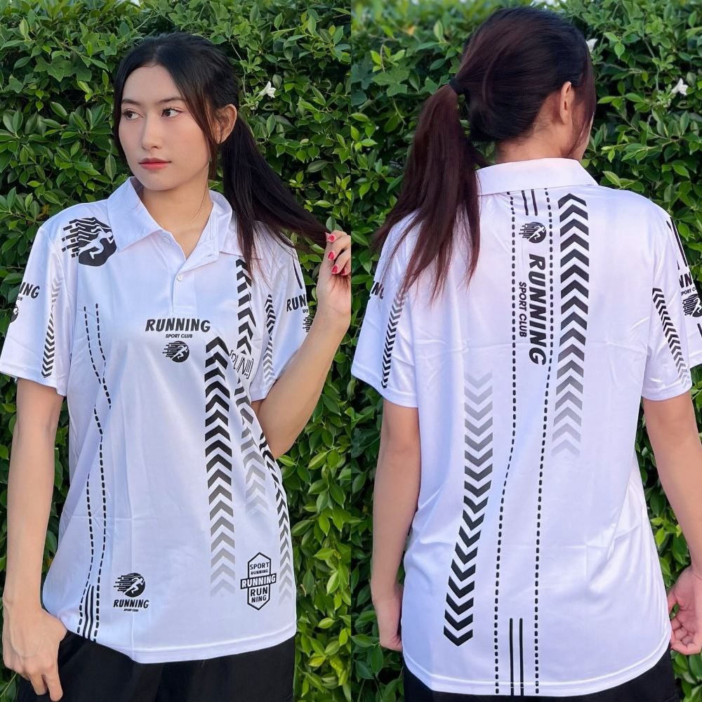 เสื้อกีฬาโปโล RUNNING ใส่ได้ทั้งผู้ชายและผู้หญิง