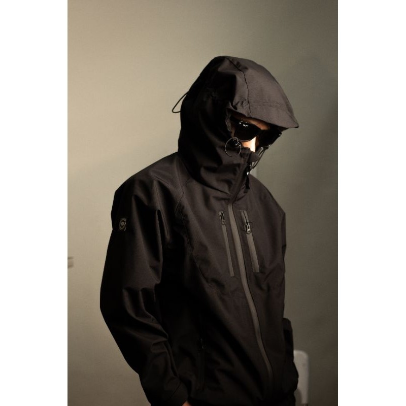 ♞,♘Troublemaker GORPCORE JACKET HURRICANE BLACK - GORPCORE - เสื้อแจ็คเก็ตกลางแจ้ง - เสื้อแจ็คเก็ตล