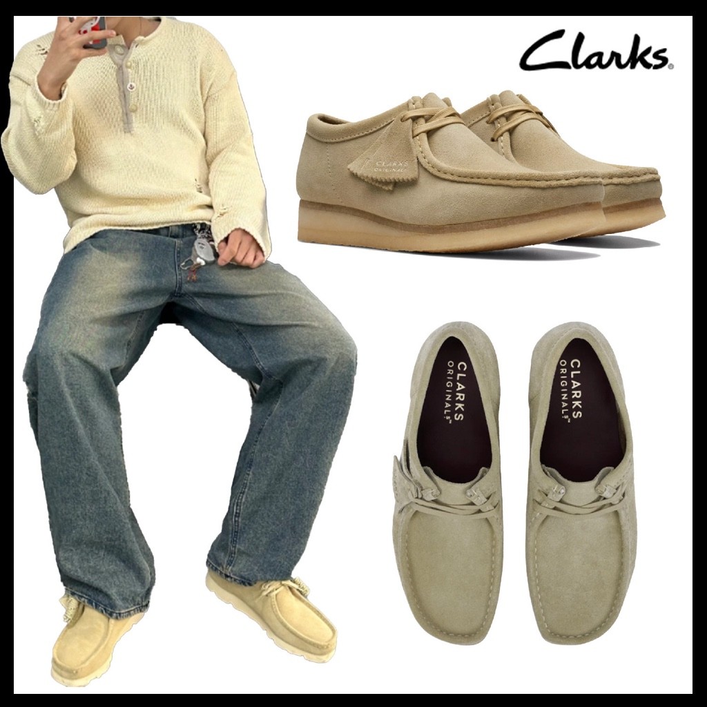 ♞Clarks Originals Wallabee Maple Suede / Gore-Tex Maple Suede  รองเท้าหนัง    261-55515 preorderopp