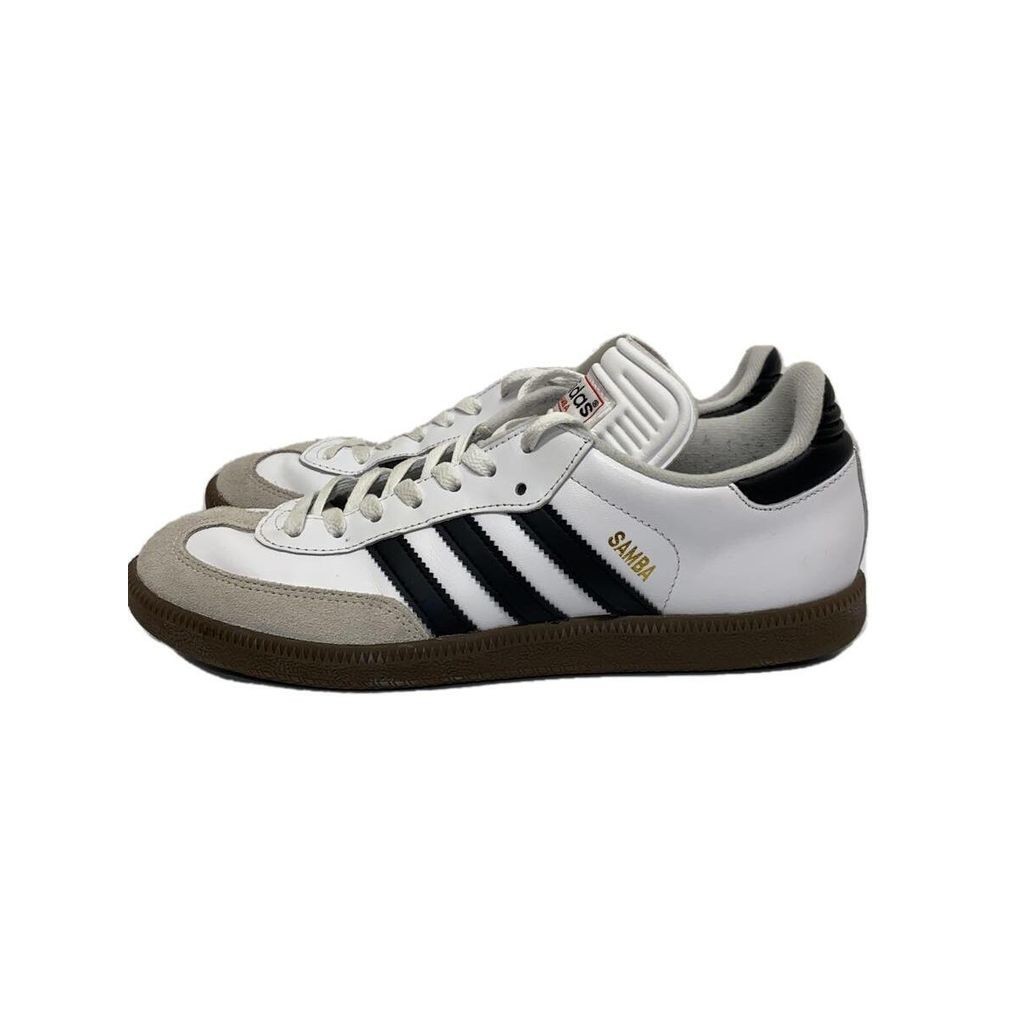 Adidas รองเท้าผ้าใบ Samba สีขาว ข้อสั้น 27.5 ซม. ส่งตรงจากญี่ปุ่น มือสอง
