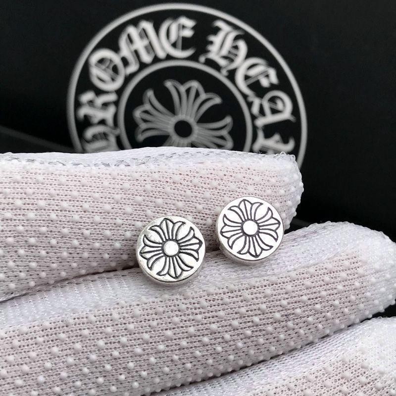 ต่างหูไม้กางเขนสําหรับผู้ชายและผู้หญิง_CHROME Cross Retro ต่างหู*Hearts