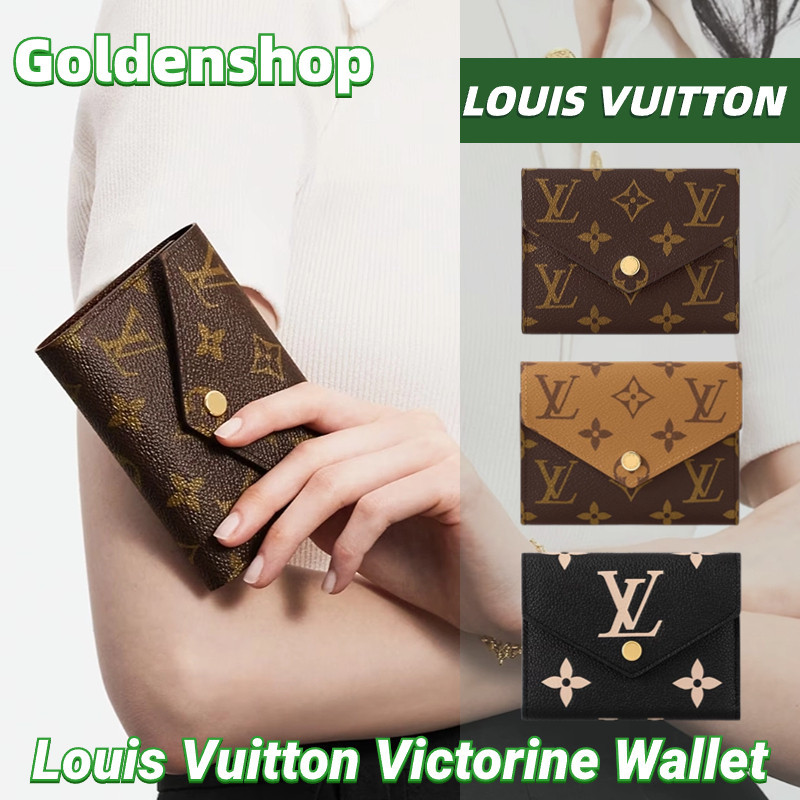 ♞หลุยส์วิตตอง Louis Vuitton Victorine Wallet LV กระเป๋าสตางค์