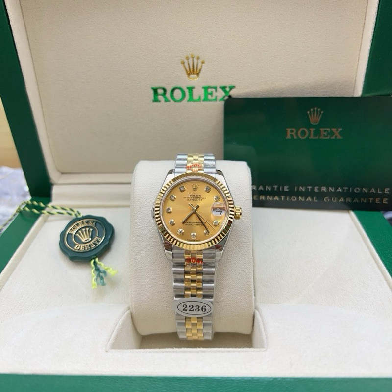 RO/CC นาฬิกาข้อมือผู้หญิง Datejust 31 mm ระบบออโต้ นาฬิกาแฟชั่น