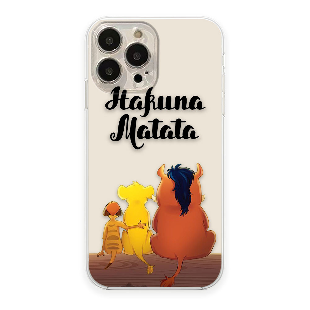 Lion King HAKUNA MATATA ฝาครอบเคสโทรศัพท์ใสสําหรับ VIVO S1 V20 V20SE V21 V21E V23 V23E V25 V27 V27E 