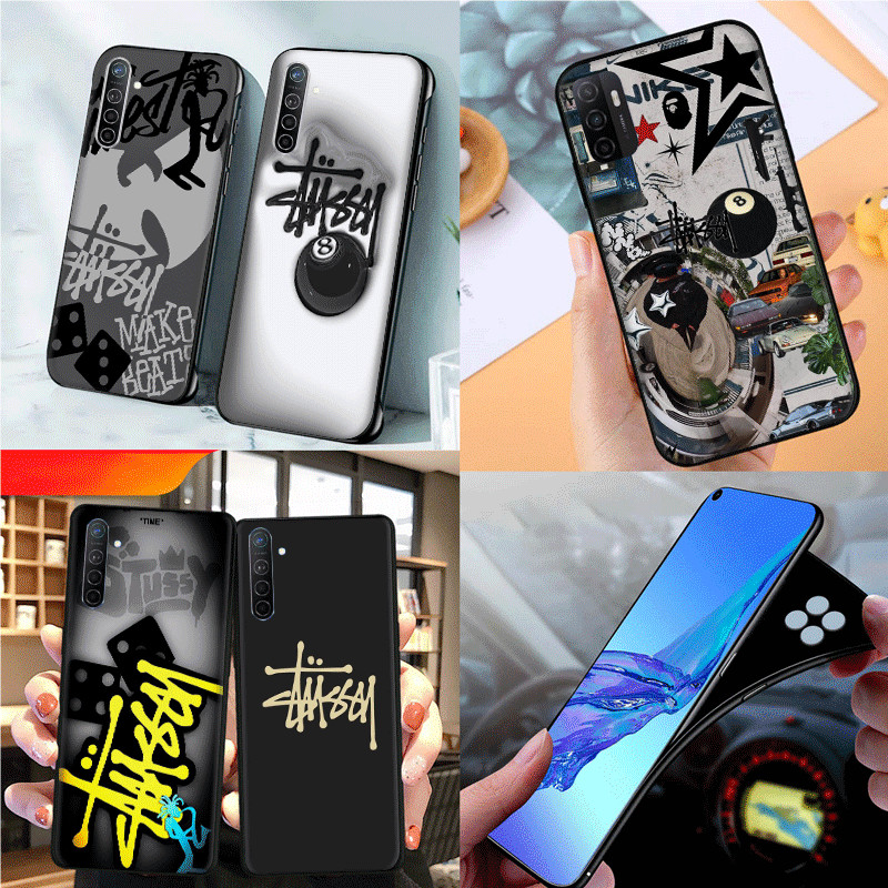 STUSSY OPPO R9 F1 Plus R9S A16 A16S 2021 A96 4G 5G A76 4G Reno 7z 5G 7 lite A16k A16E find x5 pro ฝา
