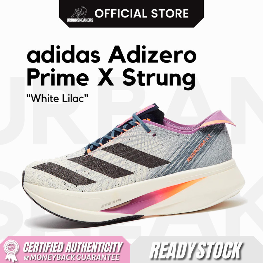 Adidas Adizero Prime X Strung รองเท้าผ้าใบลําลอง สีขาว | Gx6675