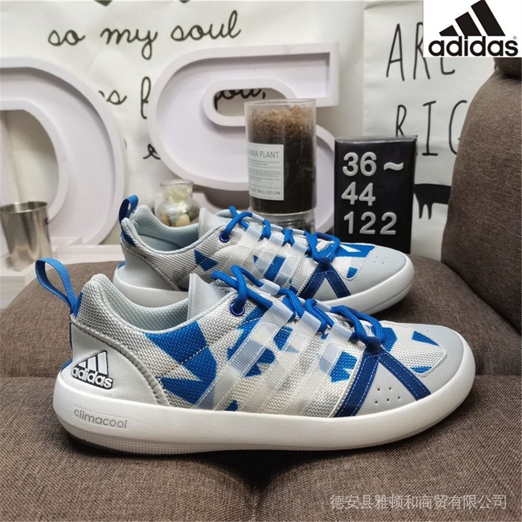 Ready Stock 2023 * Ready Stock * adidas climacool ace Boat Pattern Casual Breathable Canvas Shoes 3