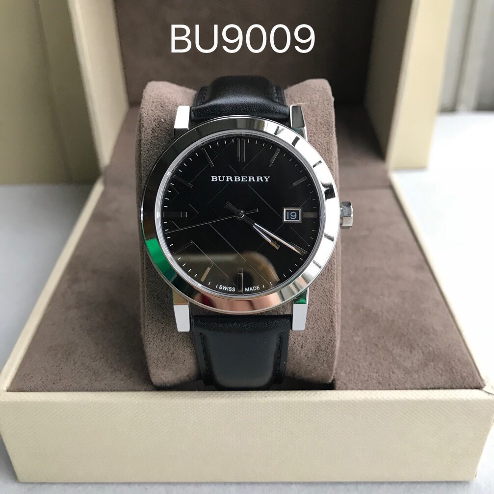 ♞,♘Burberry ของแท้100% BU9009 - นาฬิกาแบรนด์เนมBU นาฬิกาผู้หญิงผู้ชาย สินค้าพร้อมจัดส่ง