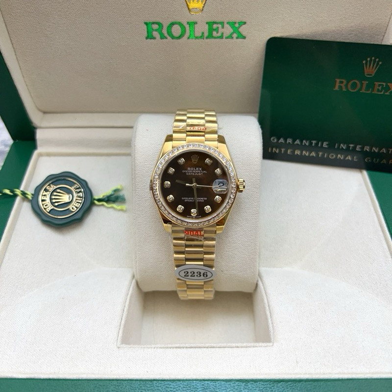 RO/CC นาฬิกาข้อมือผู้หญิง Datejust 31 mm ระบบออโต้ นาฬิกาแฟชั่น