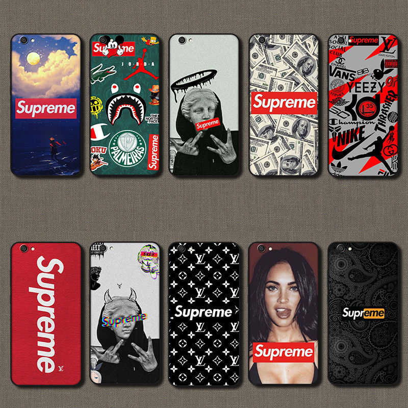 เคสโทรศัพท์สีดําแบบนุ่มสําหรับ Vivo Y53 Y55s Y55 4G 2017 Supreme