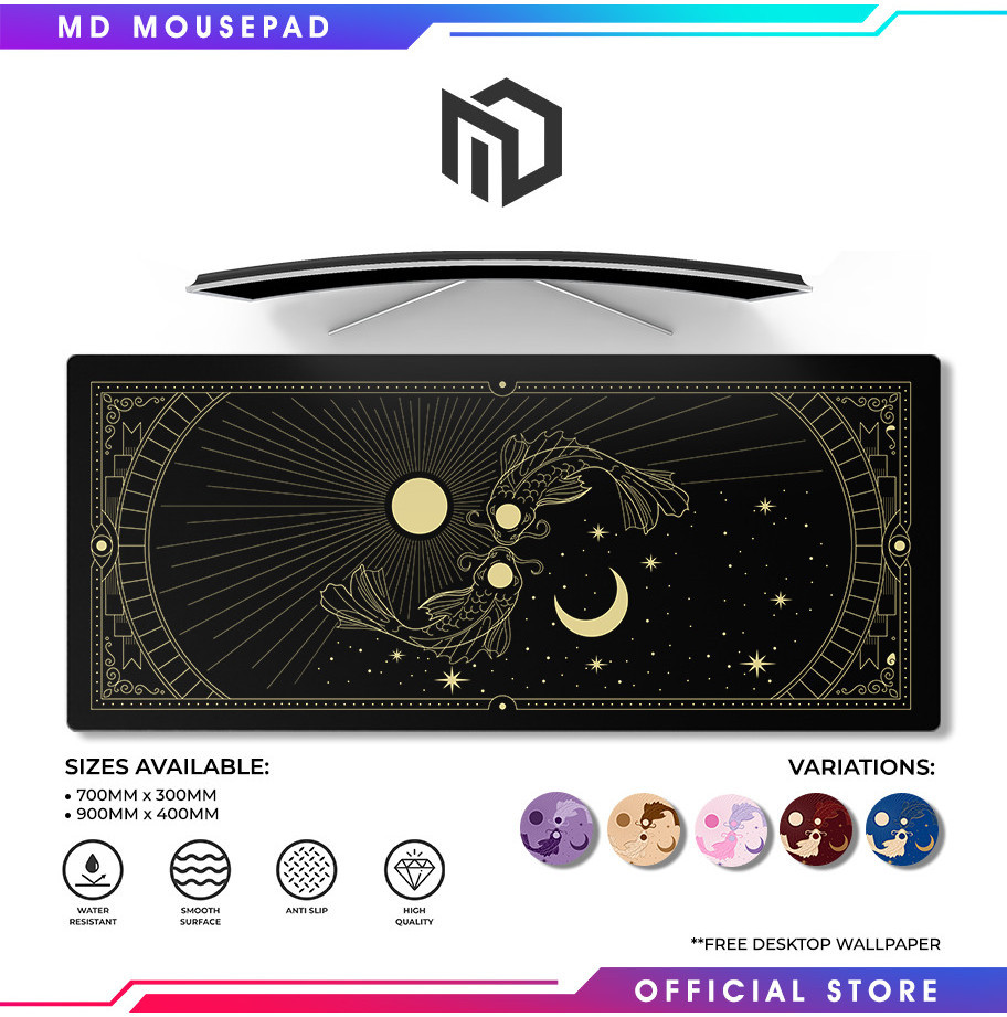 Md Mousepad | คอสมิคก้อย | แผ่นรองเมาส์แบบขยาย | แผ่นรองเมาส์สําหรับเล่นเกมขนาดใหญ่ | แผ่นรองเมาส์แบบยาว Deskmat Deskpad | Md Custom