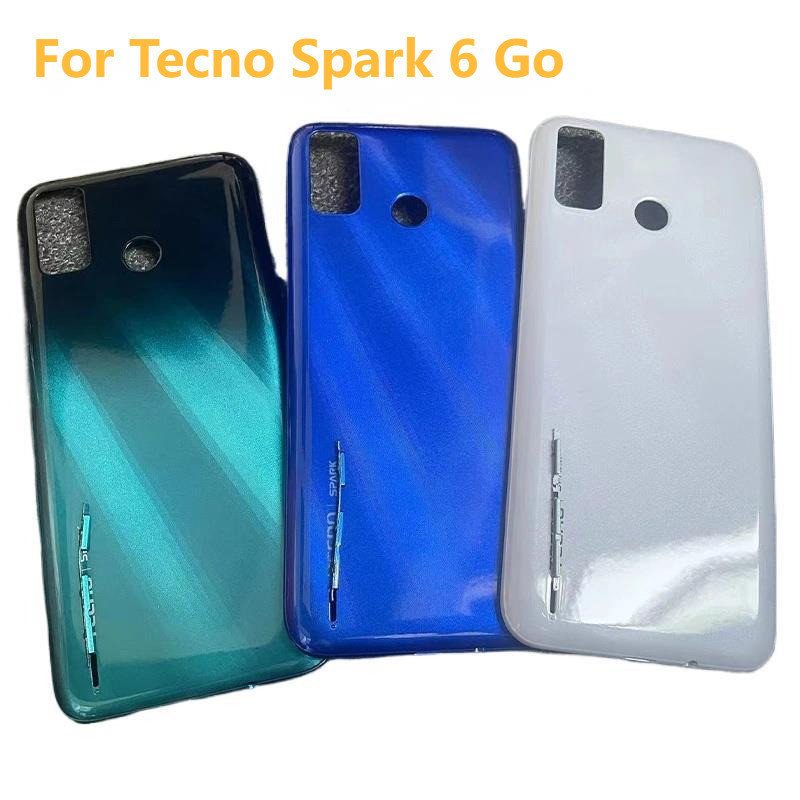 ฝาครอบแบตเตอรี่ด้านหลัง แบบเปลี่ยน สําหรับ Tecno Spark 6 Go KE5j KE5k