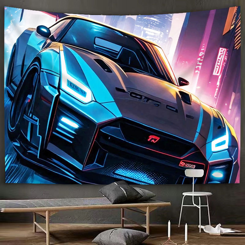 1พระเจ้าของสงครามgtrแนวโน้มพื้นหลังผ้าหมัดฟรีแขวนผ้าหอพักข้างเตียงตกแต่งผนังผ้าผนังเค้าโครงโปสเตอร์1