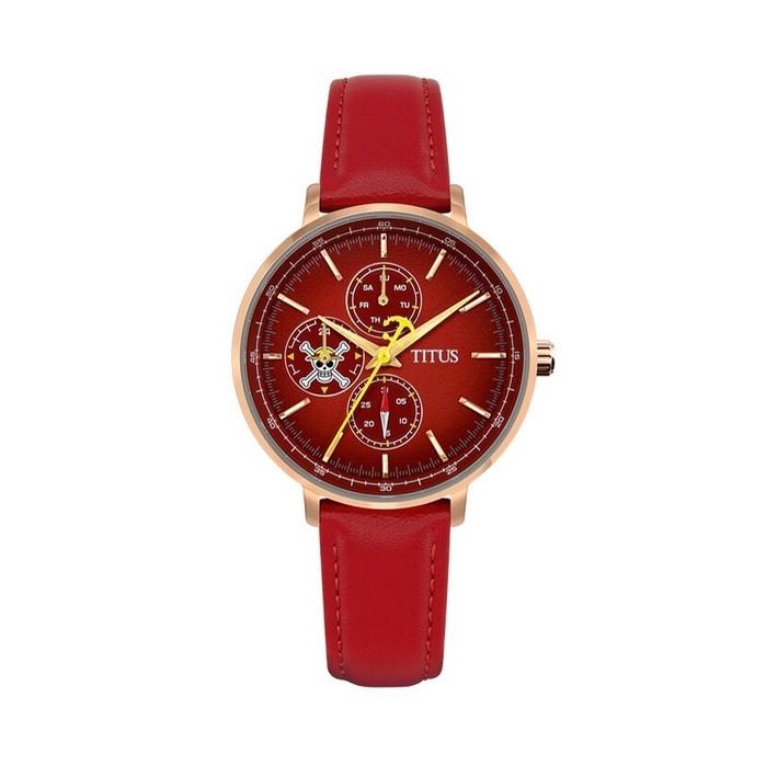 Solvil et Titus x One Piece "ลูฟี่" (Luffy) นาฬิกาผู้หญิง คอลเลกชัน Interlude มัลติฟังก์ชัน ระบบควอ