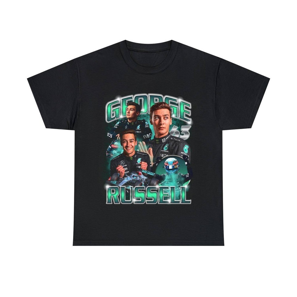 F1 Driver Heavy Cotton Tee - George Russell