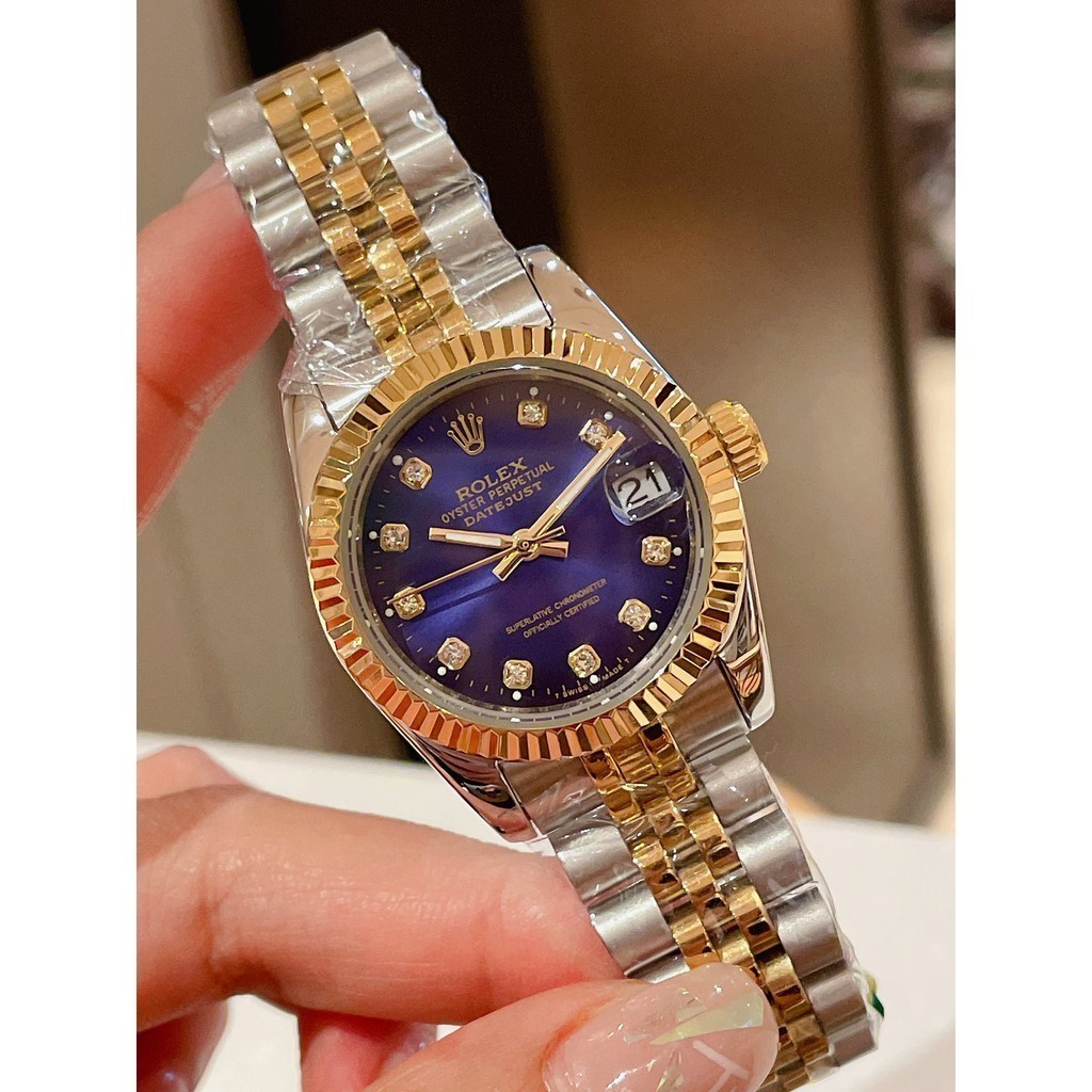 Rolex Datejust Series เครื่องนําเข้าขนาดใหญ่ 36mm. นาฬิกาสุภาพสตรี 31 มม. ขนาดเล็ก