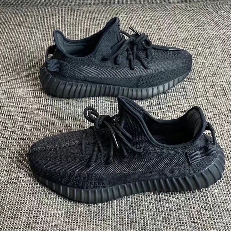 ♞,♘,♙,,Adidas Originals Yeezy Boost 350 V2 Onyx Black ของแท้ hj