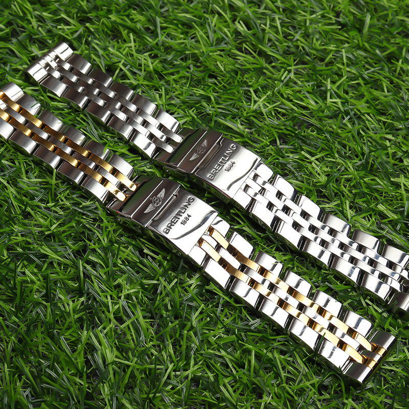 Average Breitling Aviation Timer Avengers Blackbird Super Marine Culture 22/24mm Mens Steel Watch Strap