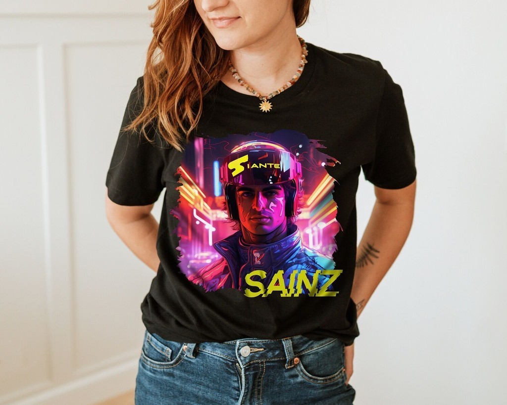 Carlos Sainz Cyberpunk F1 Shirt, Carlos Sainz 55 Smooth Operator, F1 Gifts, Formula 1 Shirt, F1 Form