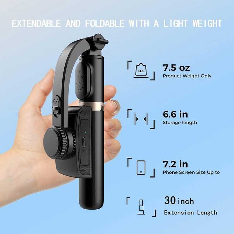 ❥ Xiaomi Gimbal Stabilizer ไม้เซลฟี่1แกนขาตั้งโทรศัพท์มือถือพ