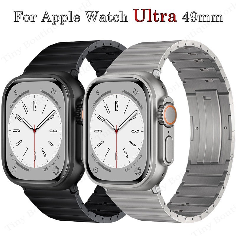 สายนาฬิกาข้อมือ หรูหรา สําหรับ Apple Watch Ultra 49 มม. 41 มม. 45 มม. iWatch Series 8 7 6 5 4 3 SE