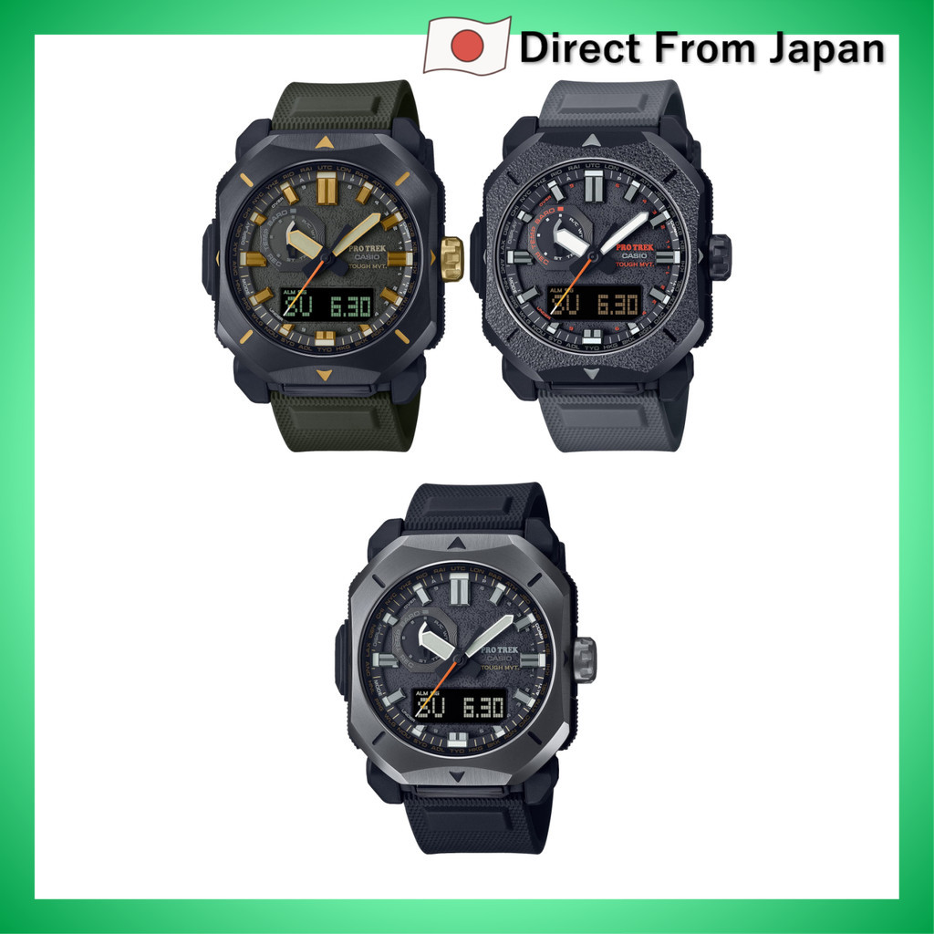 [Casio] Protrek Watch [Japan Genuine Product] Climber Line Radio Solar Biomass Plastic PRW-6900Y-1J