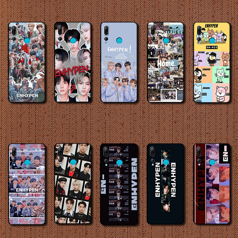 สําหรับ Huawei Y9A 9x Psmart Z ENHYPEN เคสโทรศัพท์สีดํานุ่ม