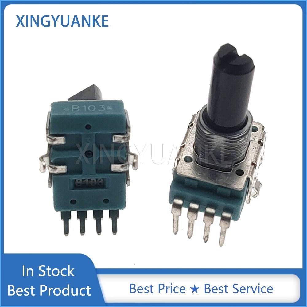 1pcs R1111NOA-V-B103-F17.5 B10K B103 Volume Potentiometer 4Pin D ความยาวเพลา 17.5 มม.