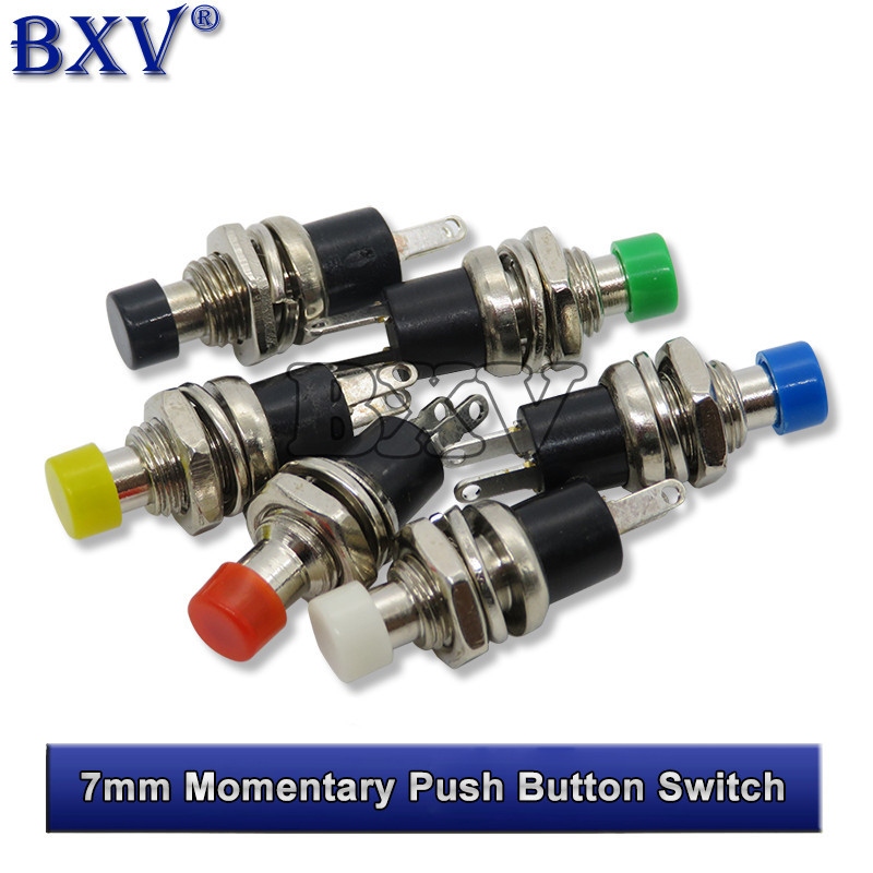 ปุ่มกดสวิตช์เปิดปิด PBS-110 7 มม. 5 ชิ้น