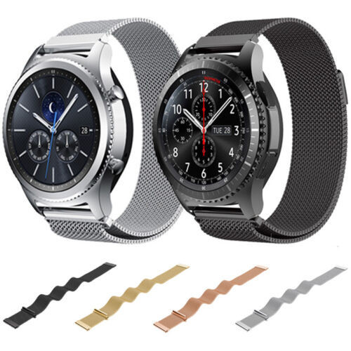 สแตนเลสสตีล Milanese Magnetic Steel Watch Band สําหรับ Samsung S3 Frontier Gear
