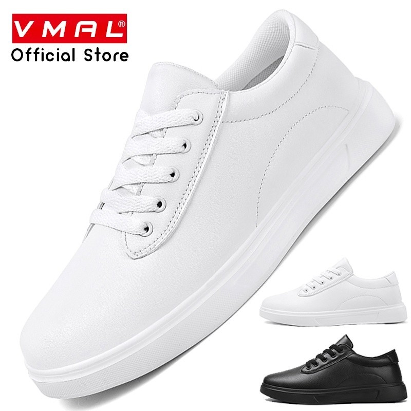 VMAL Sneakers for Men Students Casual Skate White Shoes Fashion Board Shoes for Men Suitable Daily