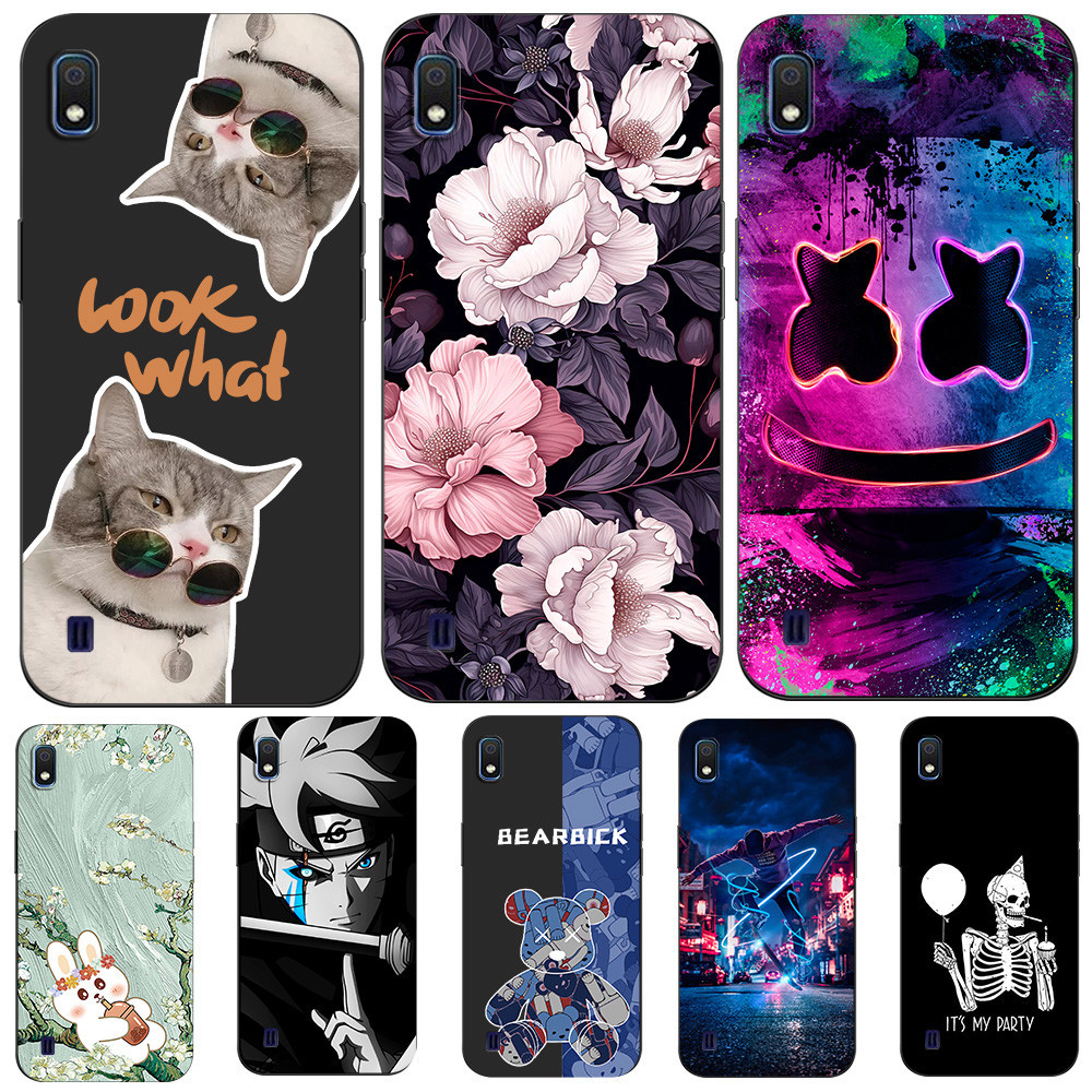 SAMSUNG สําหรับSamsung A10 กรณีซิลิคอนโทรศัพท์ปกหลังสําหรับSamsung Galaxy A10 GalaxyA10 10 SM-A105F 