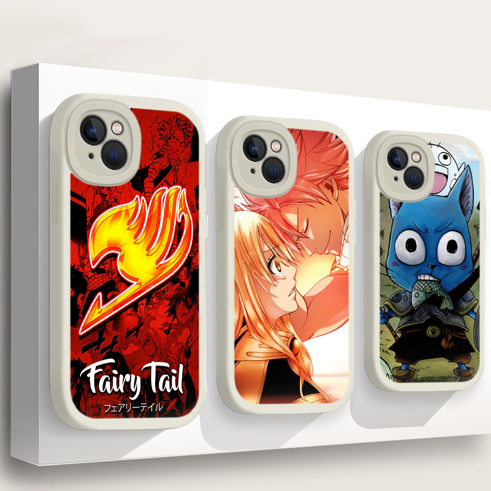 เคสโทรศัพท์ซิลิโคน TPU แบบนิ่ม ลาย K256 Fairy Tail สําหรับ iPhone 11 12 13 14 15 Pro Max