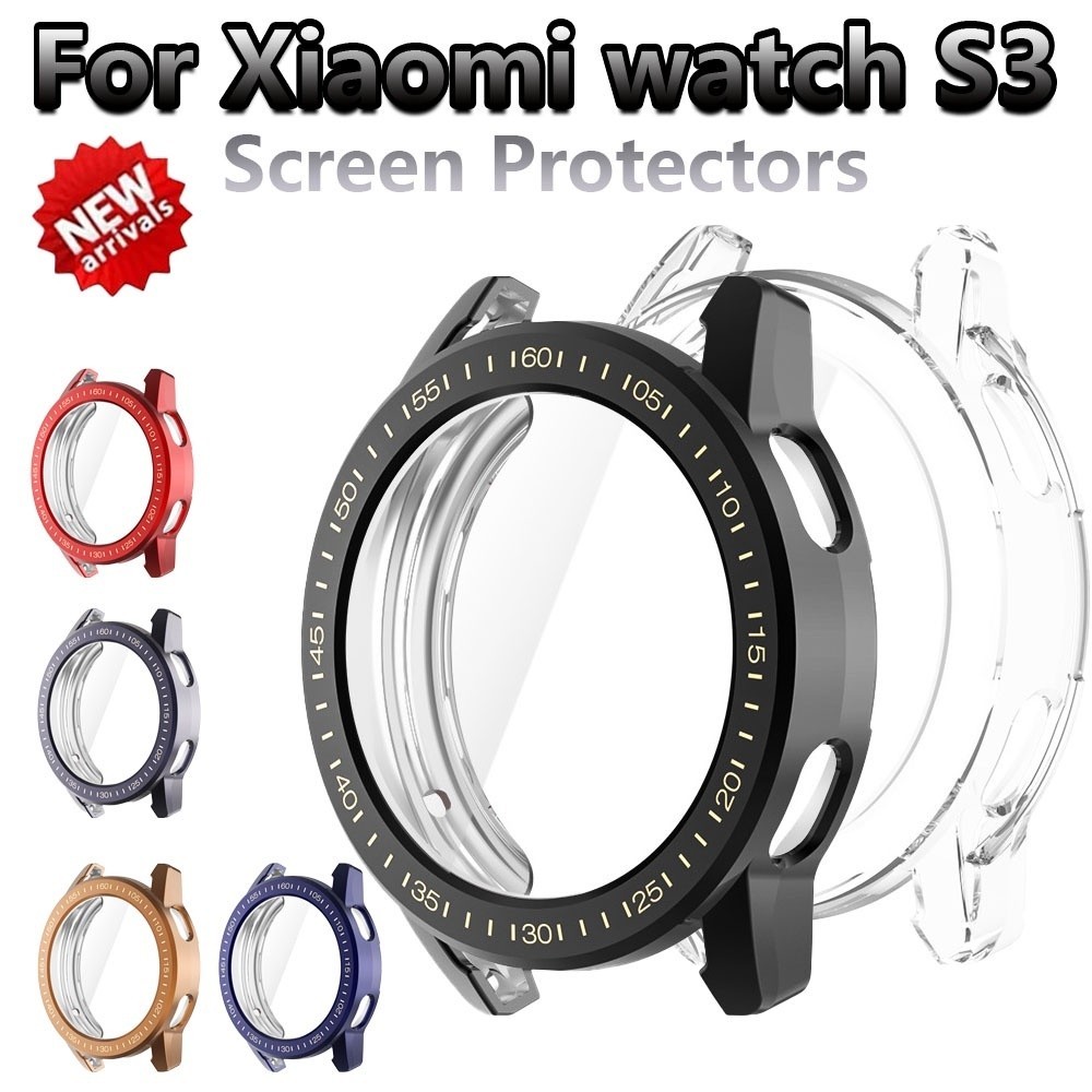 เคสนาฬิกาข้อมือ TPU แบบนิ่ม ป้องกันรอยขีดข่วน สําหรับ Xiaomi Watch S3 Mi Watch S3