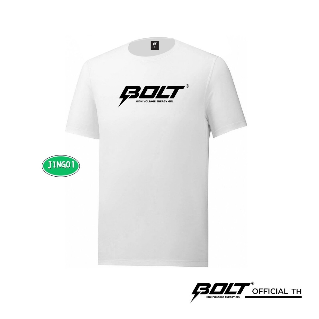 Jing TEAM BOLT BACK TO BASIC (TEES) เสื้อวิ่งมีแขน