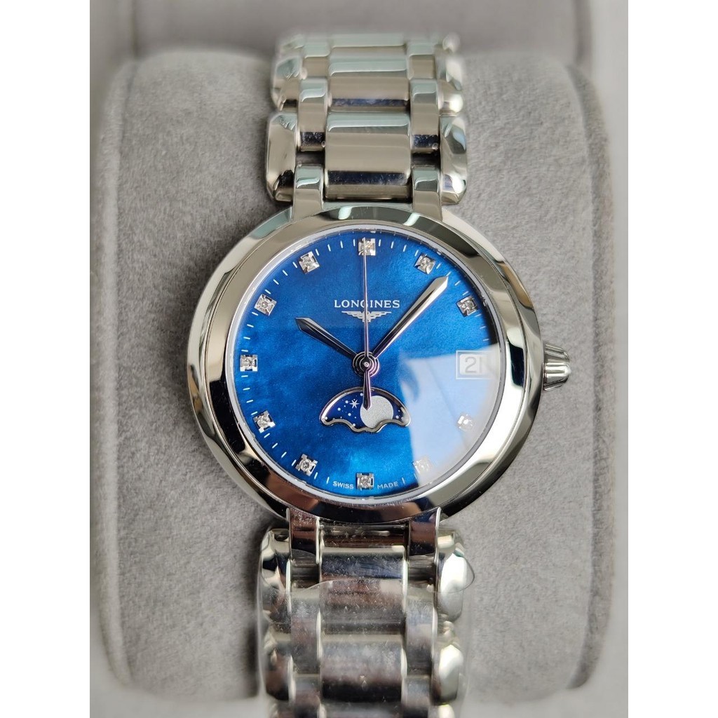 Longiness Elegant Quartz Movement นาฬิกาผู้หญิง 30.5mm ของแท้ L8.115.4.98.6