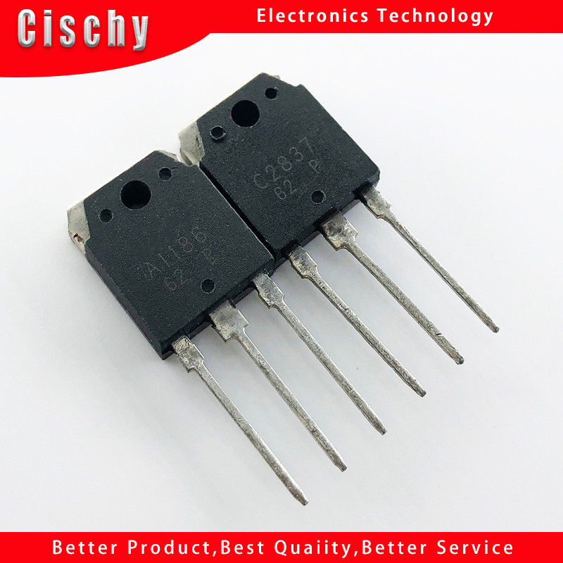 1 คู่/ล็อต A1186 C2837 2SA1186 2SC2837 TO-3P ในสต็อก