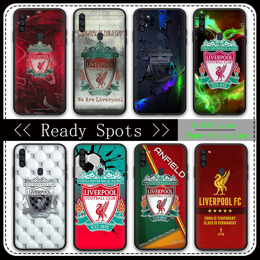 Vivo V15 V15Pro V11 V11Pro V9 Y85 Y89 V11i Z3 Z3i เคสโทรศัพท์ T34K ฟุตบอลลิเวอร์พูลโลโก้ TPU ปกสีดํา